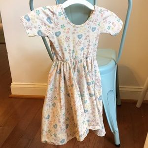Alice + Ames Short Sleeve Floral Ballet Dress